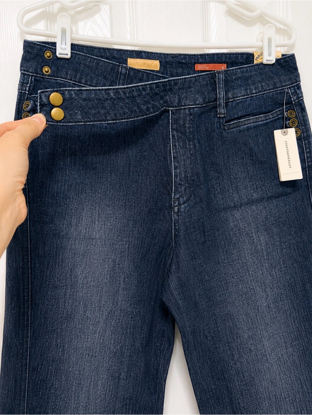 NWT Pilcro by Anthropologie Wide Leg Jeans – Size 28 - Picture 3 of 5